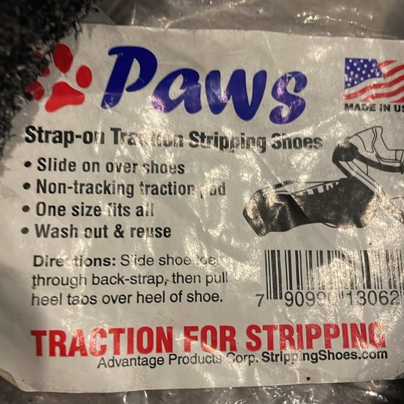 PAWS STRAP ON TRACTION STRIPPING SHOES - Picture 2 of 4